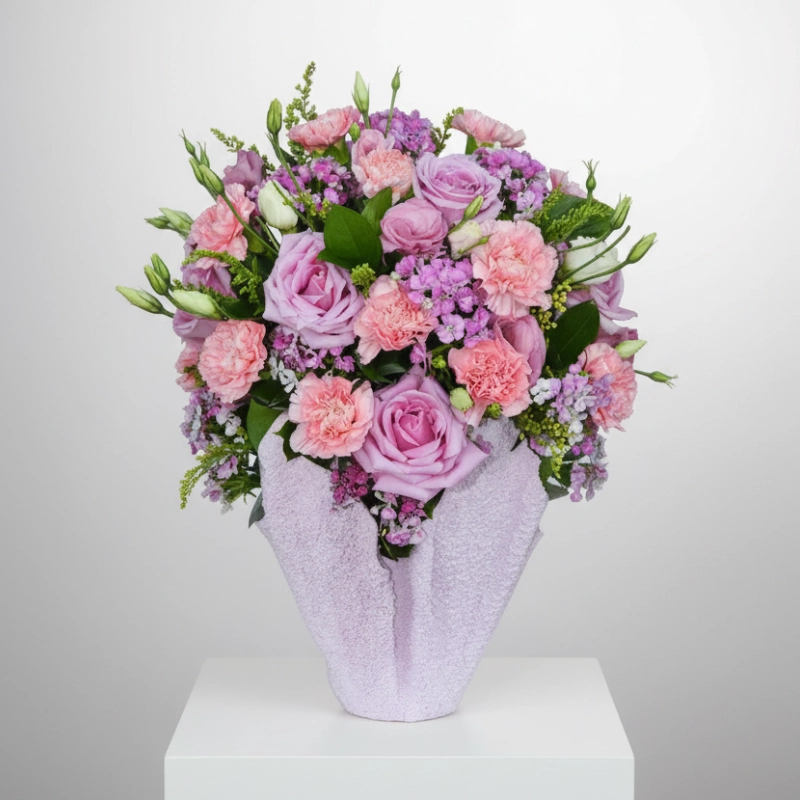 Adorable Pink Flower Bouquet